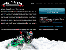 Tablet Screenshot of heelclickerclutching.com